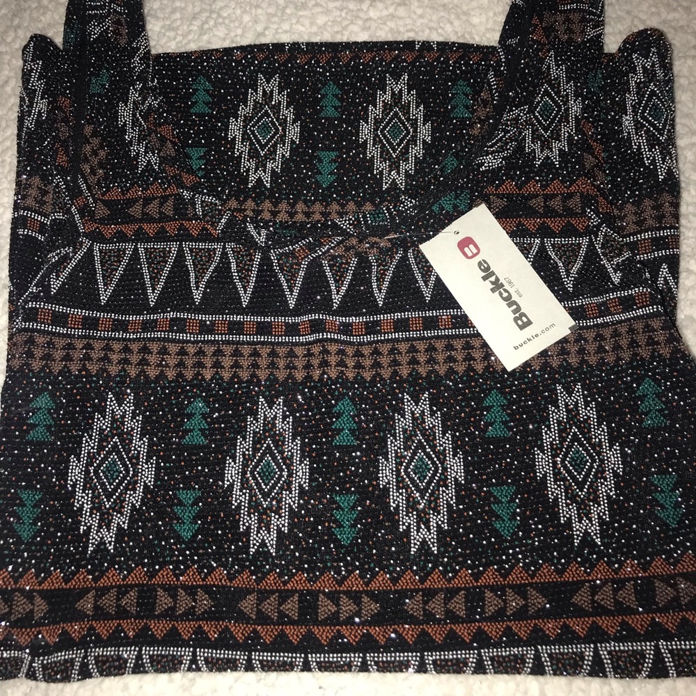 NWT Buckle Stretchy Tank Top